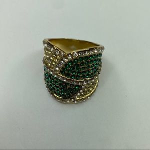 GOLD GREEN SMALL RING